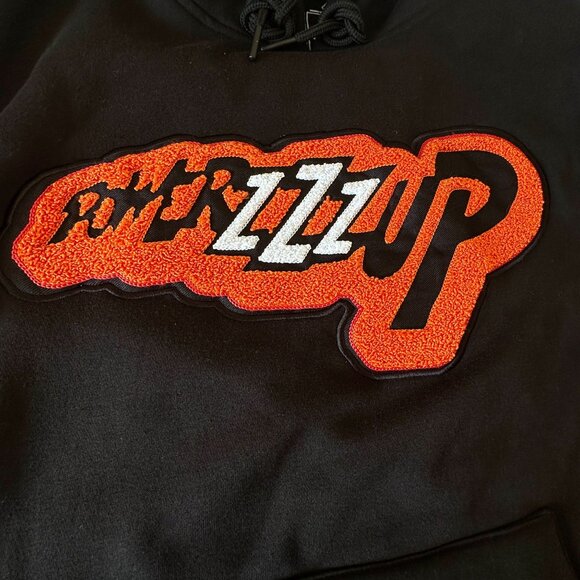 Cookies Clothing Powerzzzup Limited Edition Brandon Mundo Hoodie Patchwork Sz M - Picture 4 of 16